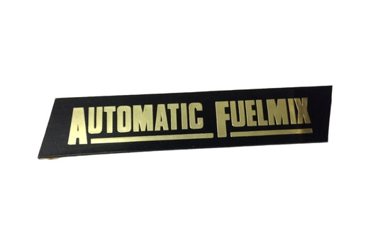 Vespa "Automatic Fuelmix" adhesive badge N.O.S