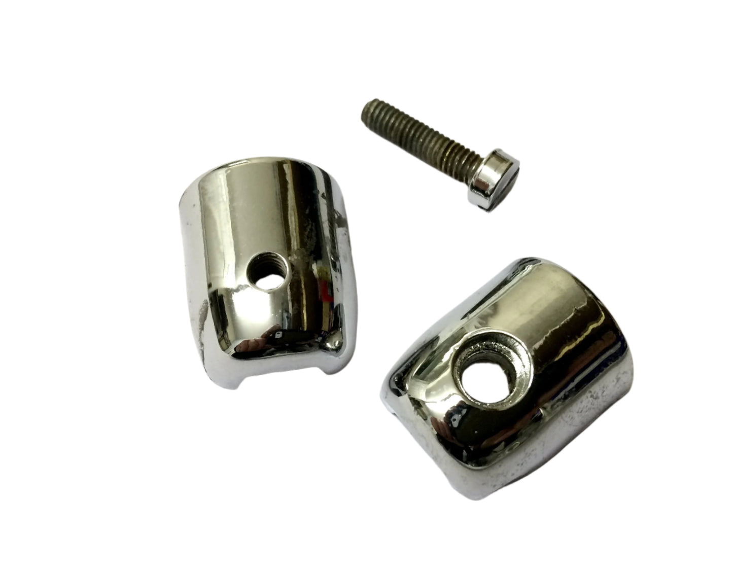 Lambretta series 1 / 2 CHROME beading clip set