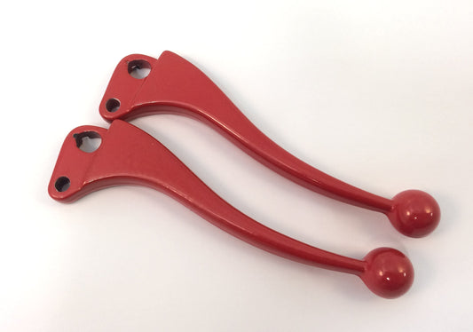 Vespa ball end levers RED New old stock