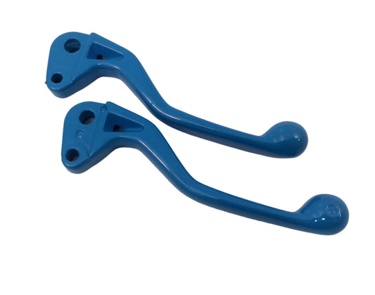 Vespa PK Dogleg levers BLUE New old stock