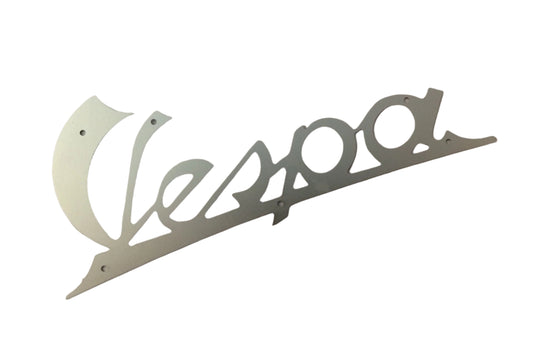 Vespa legshield alloy badge 1950's