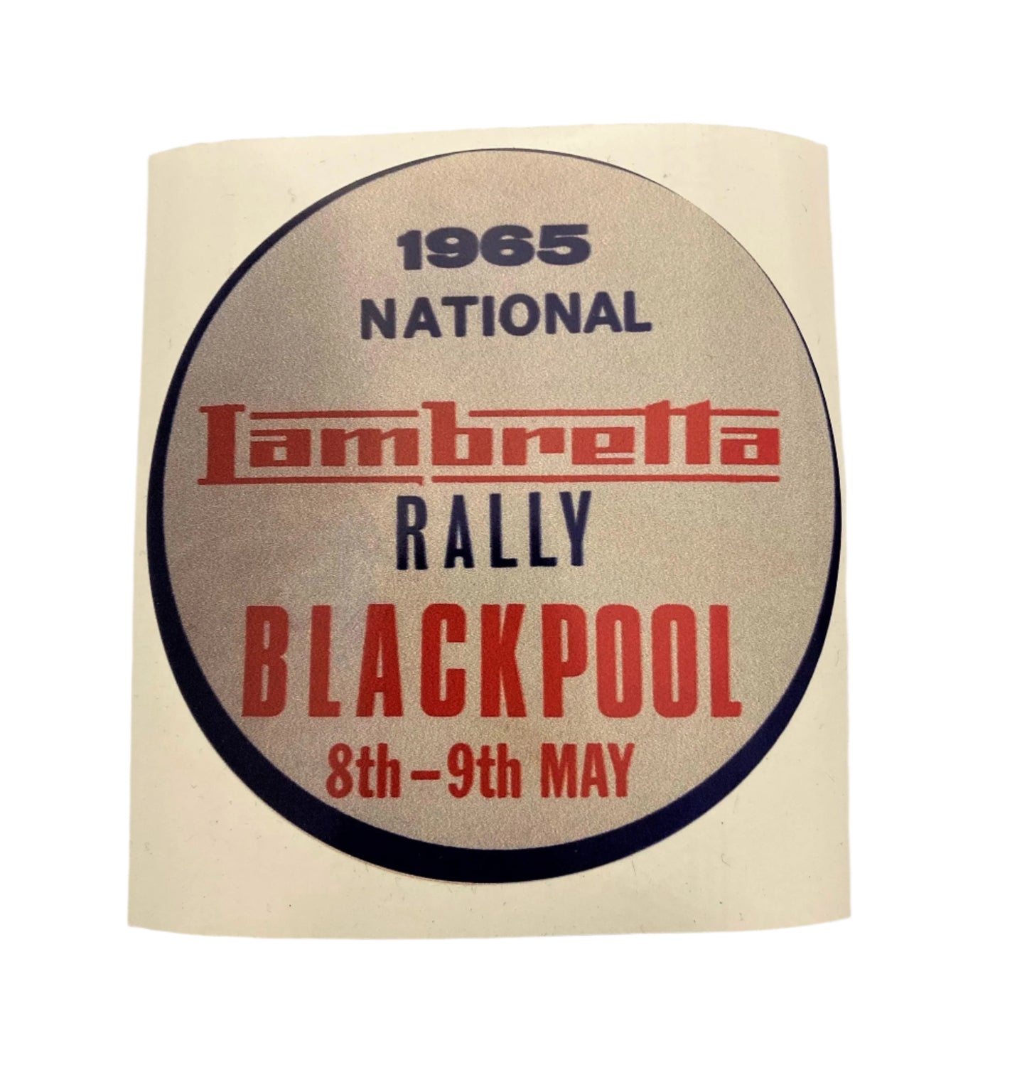 Lambretta National Rally Blackpool 1965 sticker