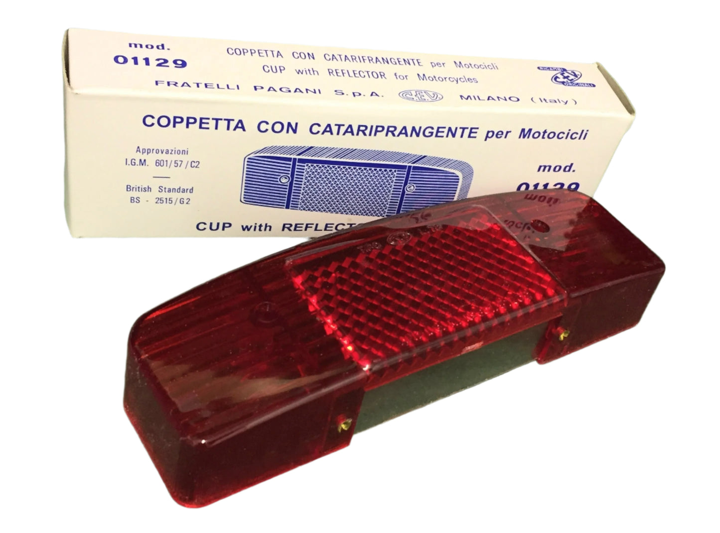 Lambretta series 1/2 rear light lens C.E.V