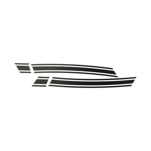 Lambretta GP panel decal stripe set BLACK