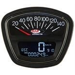 S.I.P 140 black face speedo/rev counter