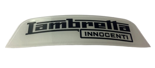 Lambretta SX Rear Frame Badge shaped