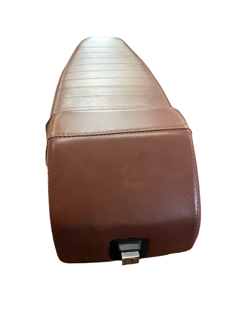 Vespa CORSA style dual seat Chestnut Brown