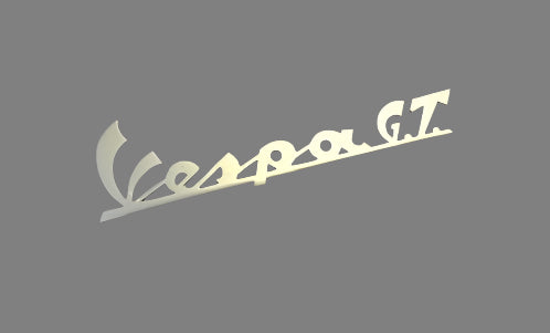 VESPA "Vespa GT" legshield badge