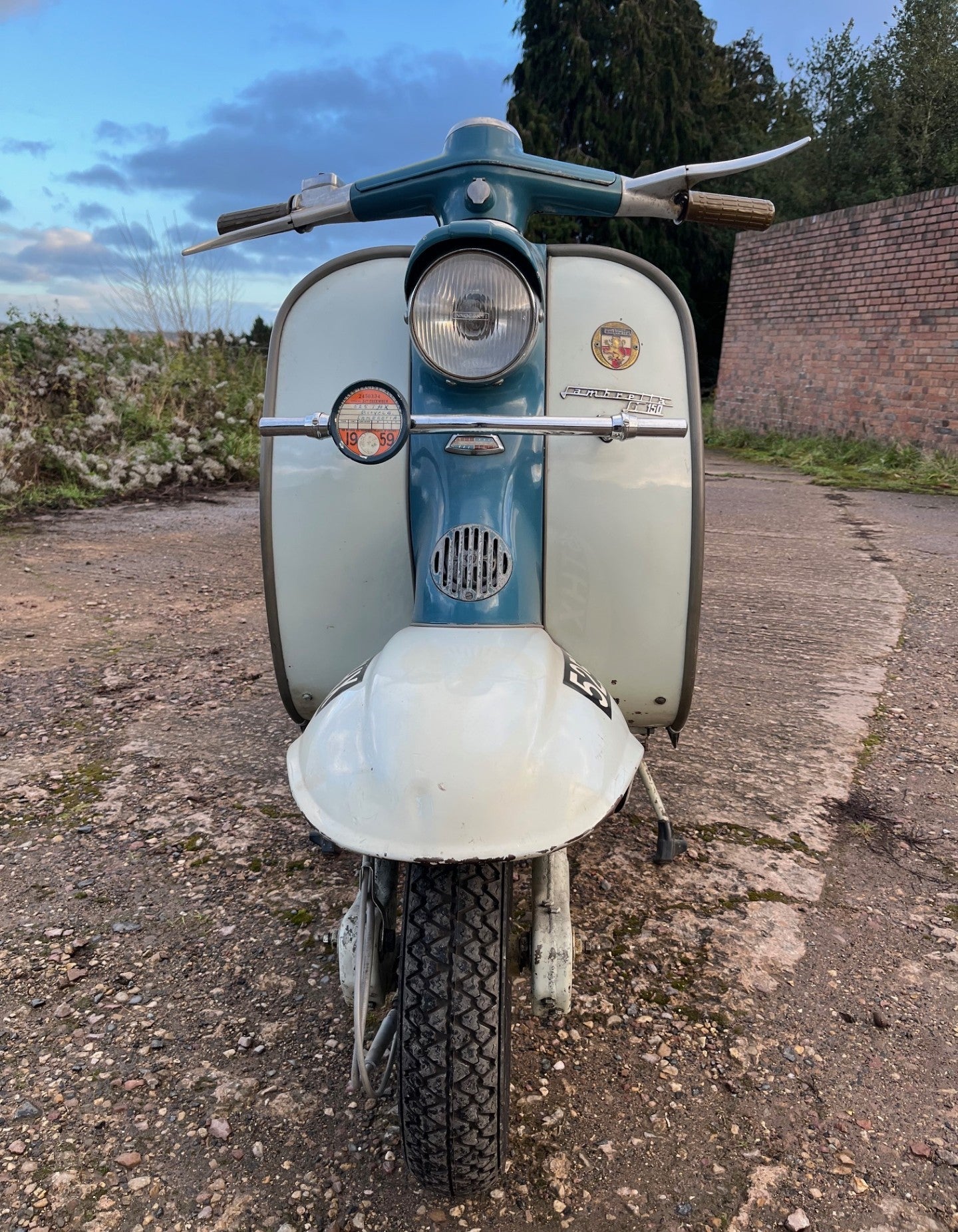 LAMBRETTA 1958 Li150 SERIES 1 "FRAME BREATHER" 3500 miles original paint!