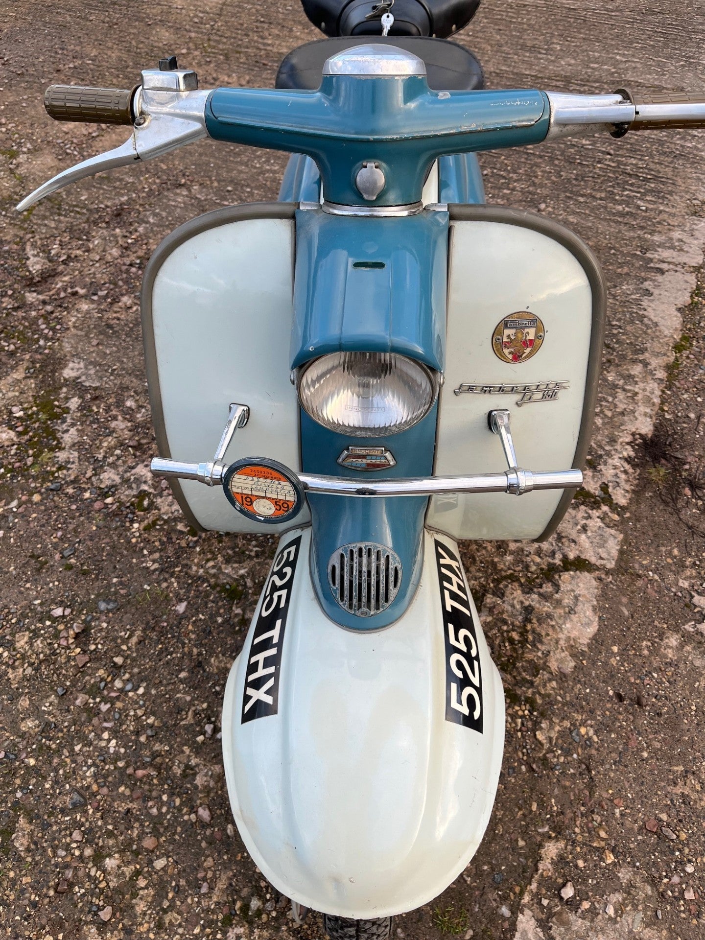 LAMBRETTA 1958 Li150 SERIES 1 "FRAME BREATHER" 3500 miles original paint!