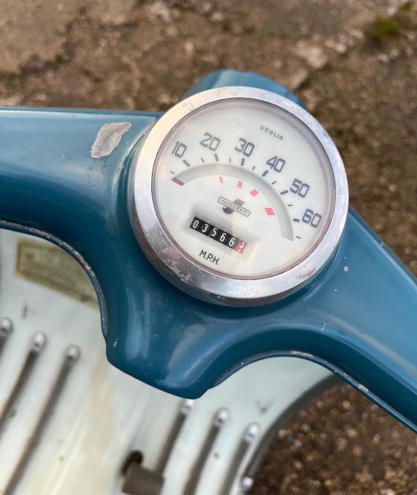 LAMBRETTA 1958 Li150 SERIES 1 "FRAME BREATHER" 3500 miles original paint!