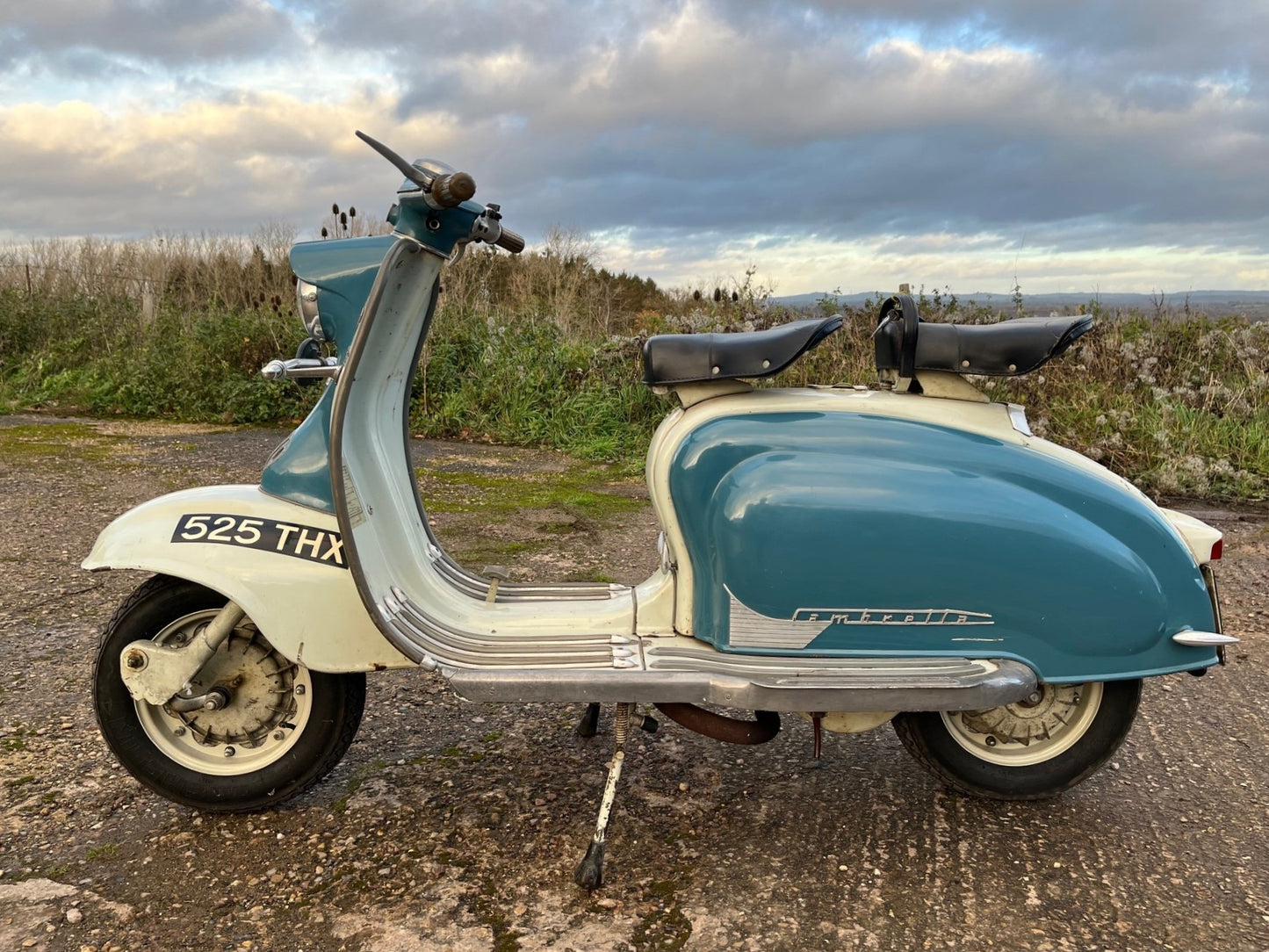 LAMBRETTA 1958 Li150 SERIES 1 "FRAME BREATHER" 3500 miles original paint!
