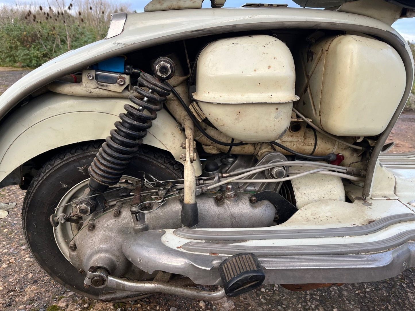LAMBRETTA 1958 Li150 SERIES 1 "FRAME BREATHER" 3500 miles original paint!