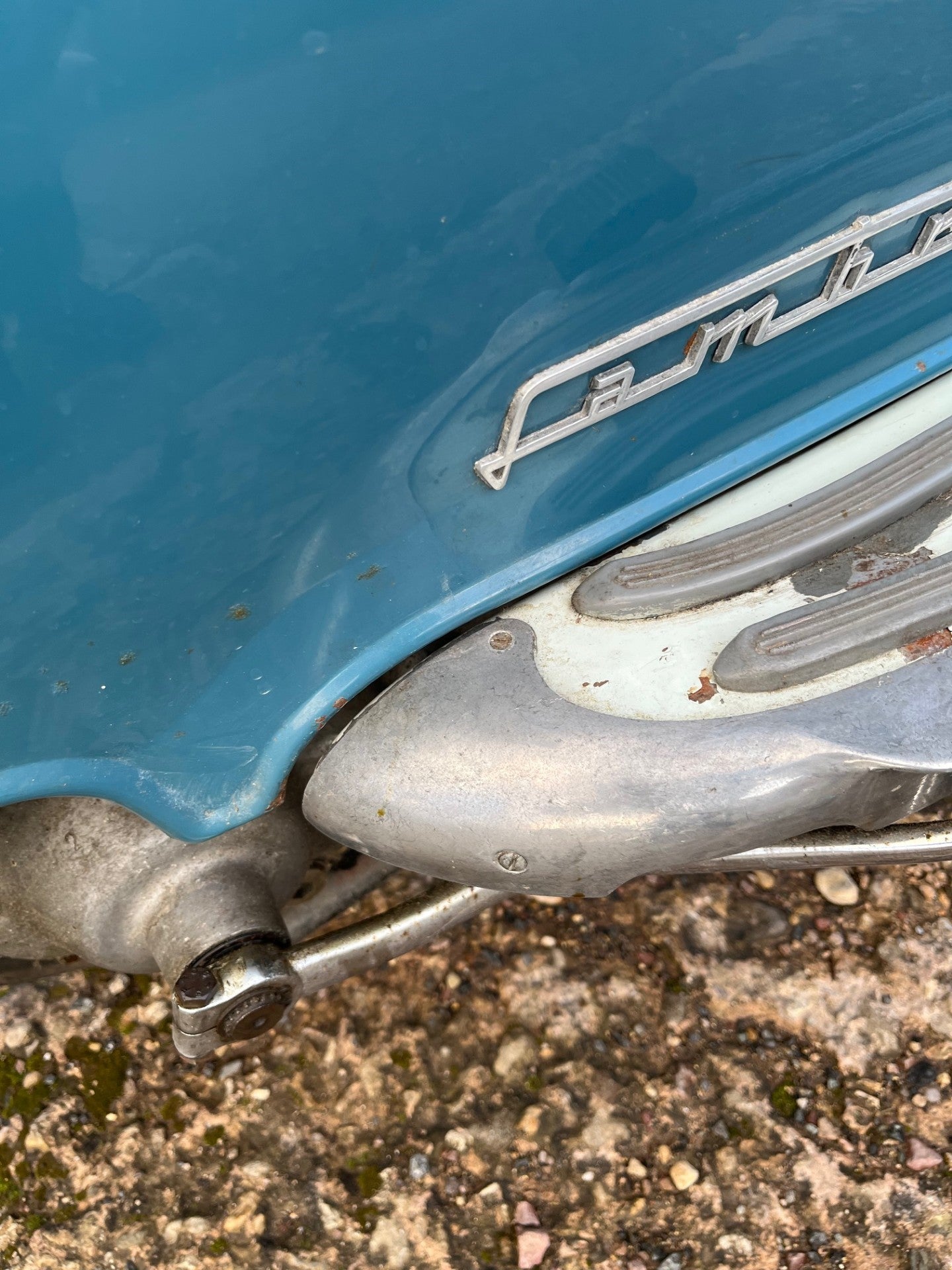 LAMBRETTA 1958 Li150 SERIES 1 "FRAME BREATHER" 3500 miles original paint!