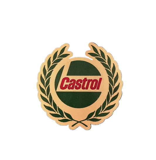 CASTROL Laurel wreath sticker 65mm