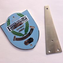 Lambretta BLOA badge mounting plate