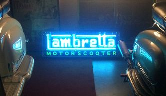 Lambretta Neon Sign (blue) image #1